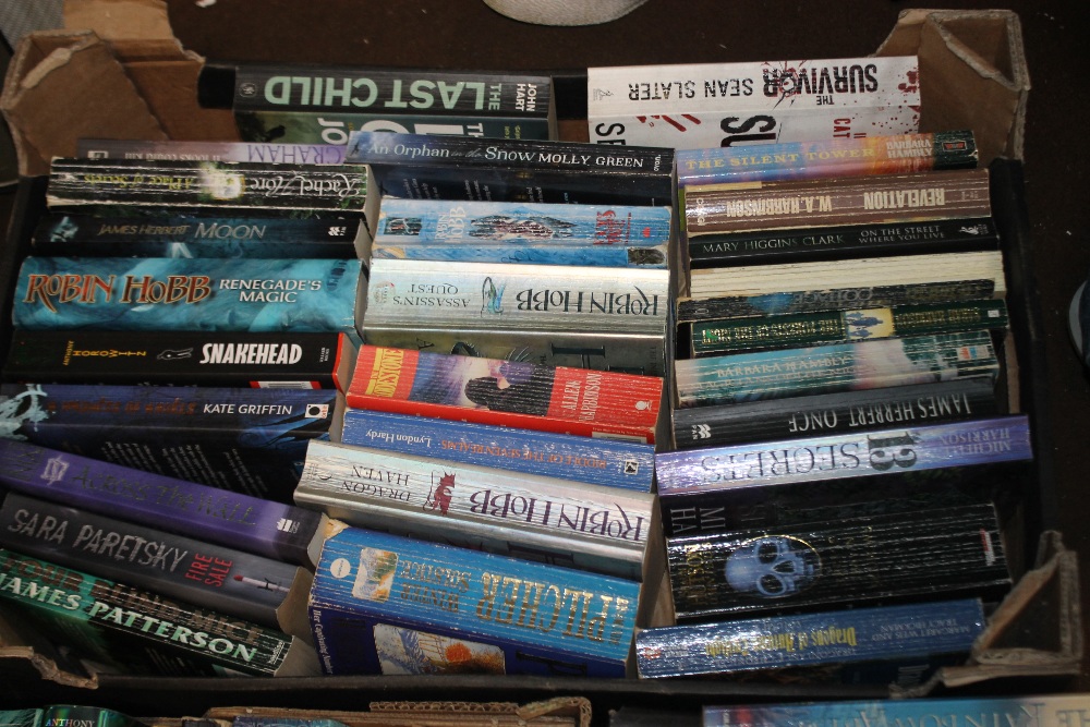 THREE TRAYS OF PAPERBACK NOVELS (TRAYS NOT INCLUDED) - Image 2 of 4