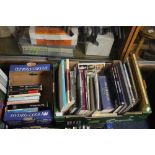 TWO TRAYS OF ART INTEREST BOOKS