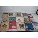 A COLLECTION OF VICTORIAN AND LATER SHEET MUSIC, to include Fairie Voices by A.G Crowe and