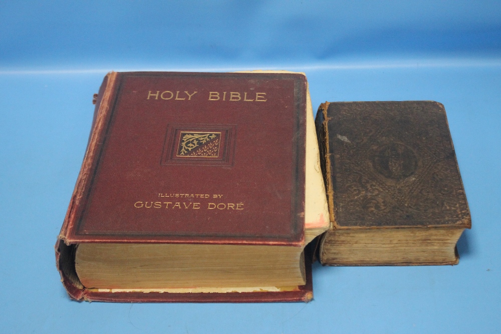 HOLY BIBLE ILLUSTRATED BY GUSTAVE DORE TOGETHER WITH 'THE BOOK OF COMMON PRAYER', 19TH CENTURY