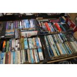 FIVE TRAYS OF SCIENCE FICTION AND FANTASY NOVELS