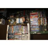 THREE TRAYS OF MAINLY CHILDREN'S DVDS