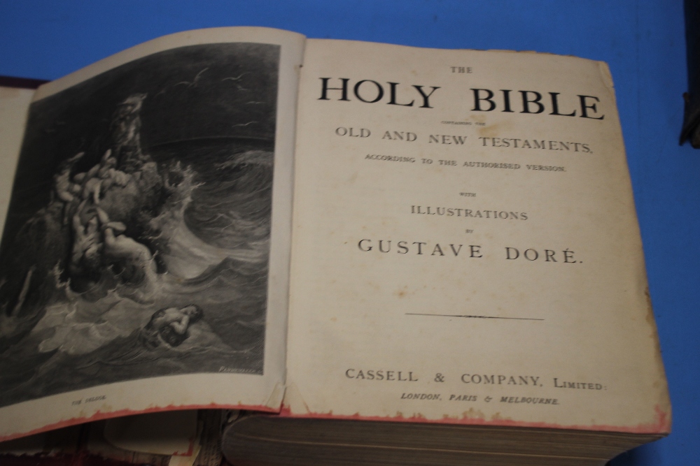 HOLY BIBLE ILLUSTRATED BY GUSTAVE DORE TOGETHER WITH 'THE BOOK OF COMMON PRAYER', 19TH CENTURY - Image 2 of 3