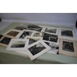 A QUANTITY OF BLACK & WHITE PHOTOGRAPHS, many signed Ivor Fry, some are titled e.g. "Doorway