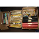 THREE BOXES OF ANNUALS INCLUDING WESTERNS