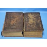 TWO BIBLES TO INCLUDE 19TH CENTURY OXFORD AND A WELSH BIBLE (2)