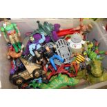 A TRAY OF HE-MAN TOYS ETC