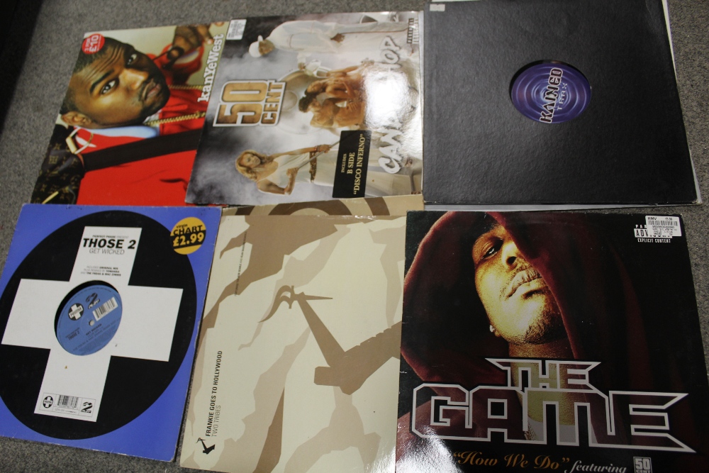 A QUANTITY OF SINGLE RECORDS TO INCLUDE KANYE WEST, EMINEM, DR DRE ETC. - Image 2 of 2