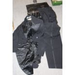 A VINTAGE HARRY LONGMAN OF LEEDS COATAILED JACKET AND TROUSERS