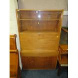 A RETRO DRINKS / DISPLAY CABINET H-153 W-92 CM