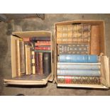 TWO BOXES OF ANTIQUARIAN BOOKS