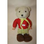 A VINTAGE RUPERT THE BEAR SOFT TOY WITH PULL STRING A/F