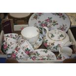 A TRAY OF WEDGWOOD CHARNWOOD TEASET