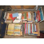 FOUR BOXES OF ASSORTED BOOKS TO INCLUDE COOKERY BOOKS