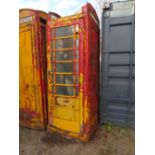 A VINTAGE K6 RED TELEPHONE BOX FOR RESTORATION