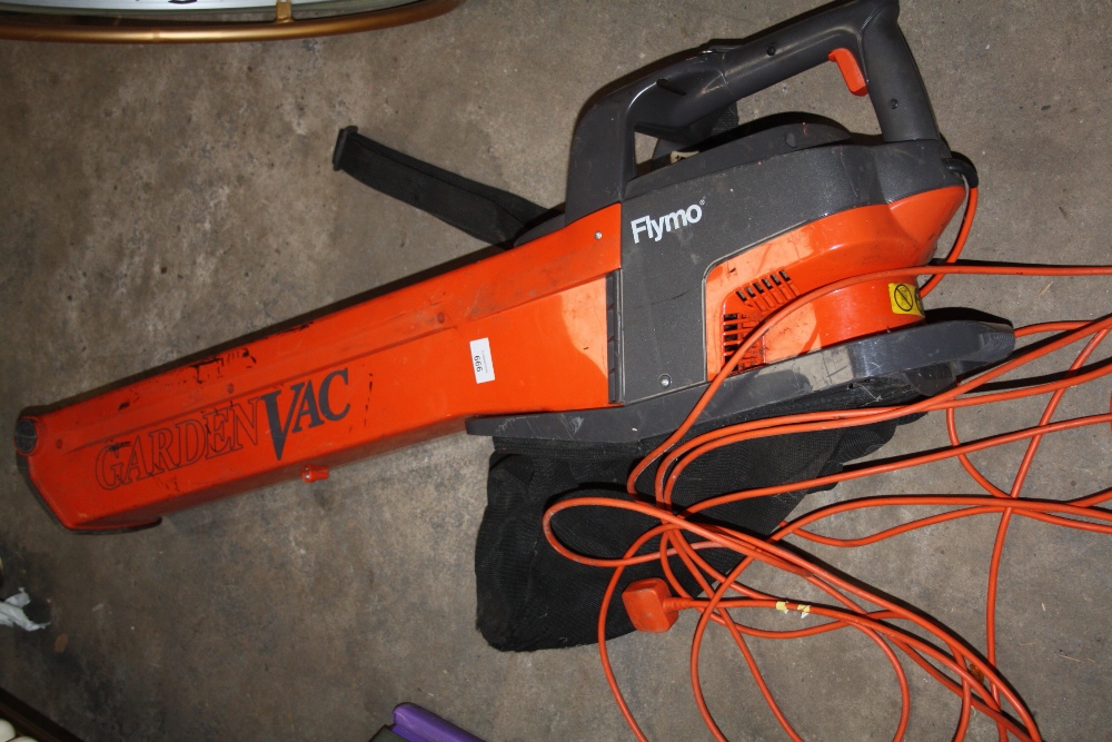 AN ELECTRIC FLYMO GARDEN VAC