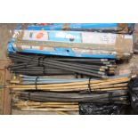 A QUANTITY OF DRAIN RODS ETC