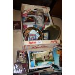 A BOX OF COLLECTABLE CARDS, TO INCLUDE STAR TREK, SPACE JAM, YU-GI-OH! EXAMPLES TOGETHER WITH A