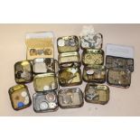 A COLLECTION OF VINTAGE WATCH PARTS ETC.