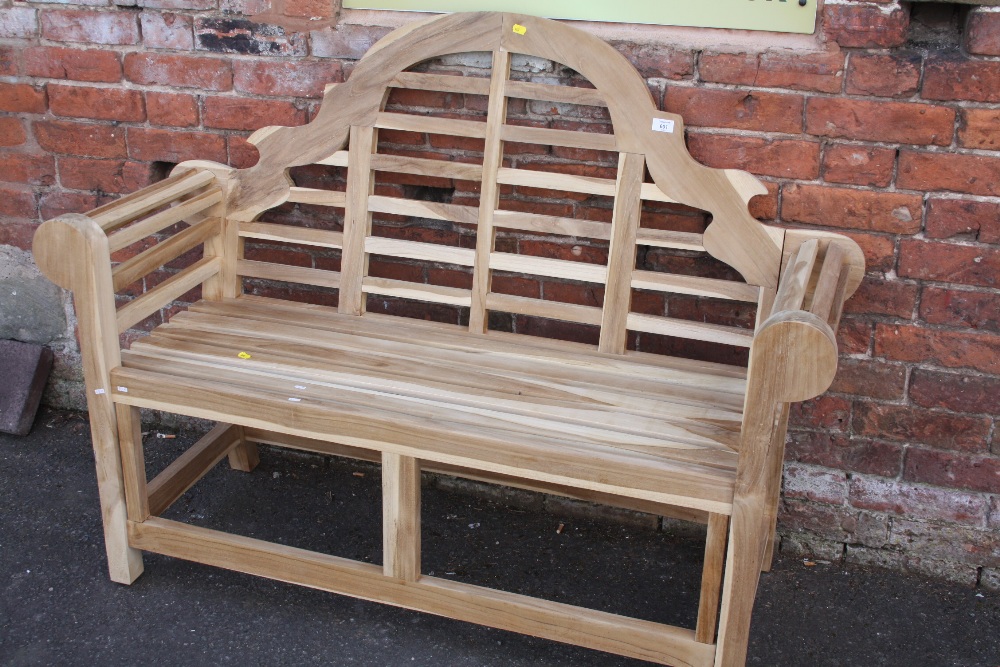 A LUTYENS STYLE BENCH