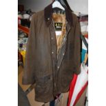 A GENTS BARBOUR JACKET, CHEST SIZE 40/102 CM