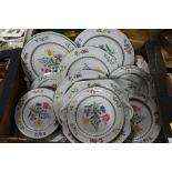 A BOX OF SPODE 'SUMMER' PLATES