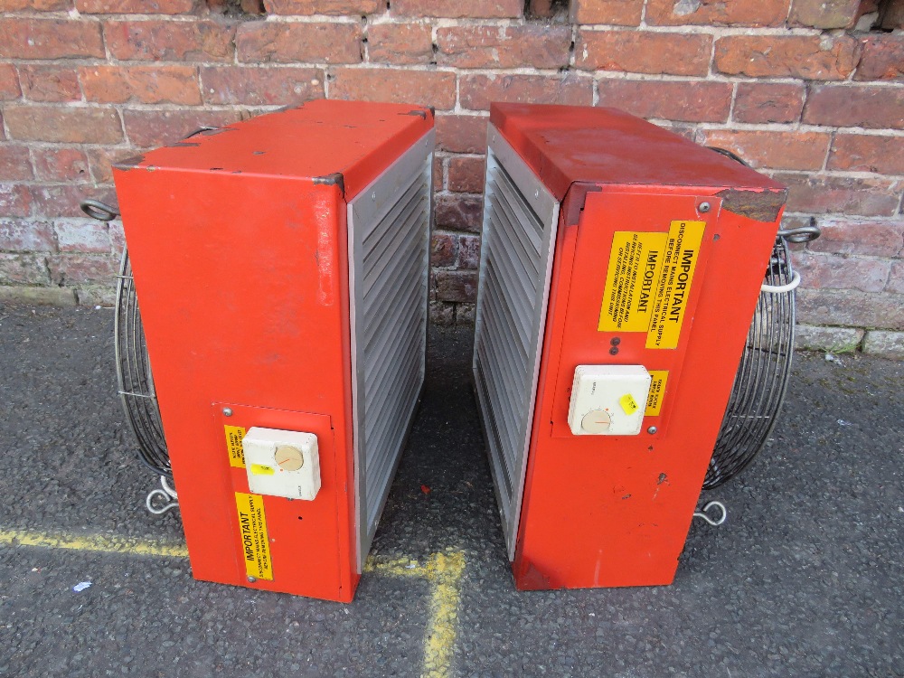 A PAIR OF THERMOSTATICALLY CONTROLLED CIRCULATION / EXHAUST FANS 240v - Bild 2 aus 4