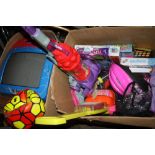 TWO BOXES OF CHILDRENS TOYS ETC A/F