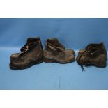 THREE PAIRS OF EDWARDIAN CHILDREN'S BOOTS