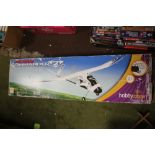 A BOXED FIREBIRD 2 COMMANDER REMOTE CONTROL AEROPLANE BY HOBBYZONE WITH REMOTE CONTROL, CHARGER