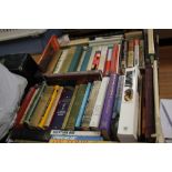 TWO TRAYS OF BOOKS MAINLY HISTORY INTEREST (TRAYS NOT INCLUDED)