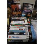 A TRAY OF BOXED PC GAMES TO INCLUDE MOTOR RACING ETC., HOME DESIGN 3D MISSING GAME, OTHERS DO HAVE