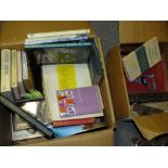 TWO BOXES OF ASSORTED BOOKS