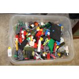 A BOX OF LEGO TOYS