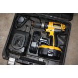 A CASED DEWALT DRILL