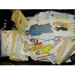 A QUANTITY OF VINTAGE SEWING PATTERNS