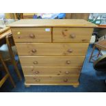 A MODERN SIX DRAWER CHEST W-82 CM