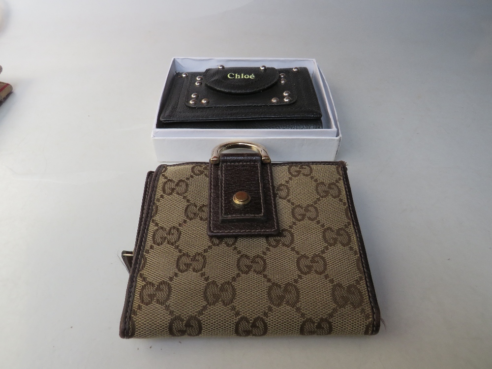 A COLLECTION OF DESIGNER STYLE LADIES BAGS ETC, comprising a Burberry small shopper, a Gucci - Image 2 of 13