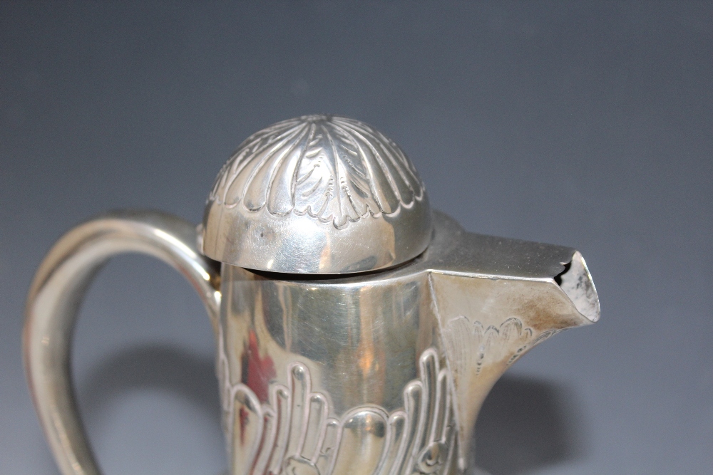 A HALLMARKED SILVER TOPPED CLARET JUG - BIRMINGHAM 1894, a/f, H 29.5 cm Condition Report:Lid is - Image 2 of 4