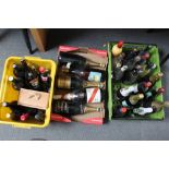 35 ASSORTED BOTTLES OF ALCOHOL ETC, to include magnums of champagne, wine, advocat, pisco etc (