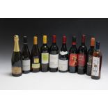 10 BOTTLES OF ASSORTED WINES, having white, red and sparkling and including 1 bottle of Charles