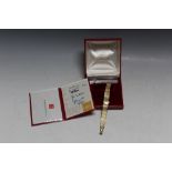 OMEGA - A LADIES HALLMARKED 9 CARAT GOLD WRIST WATCH, coming with original box and guarantee from