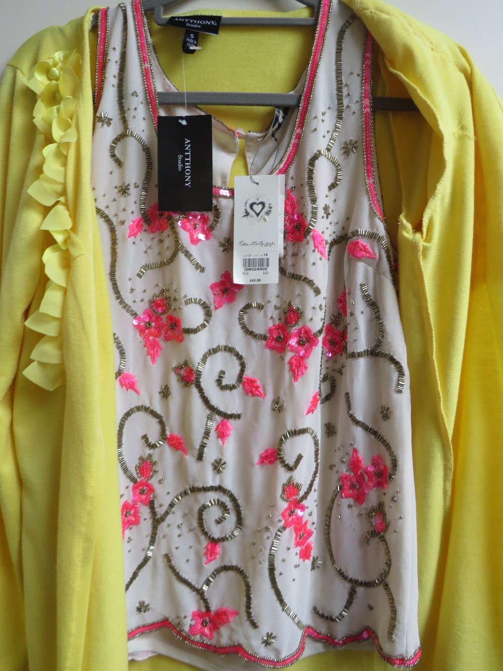 A SELECTION OF NEW WITH TAGS MODERN / VINTAGE CLOTHING, to include a 'Celebrity' evening dress - Image 5 of 13