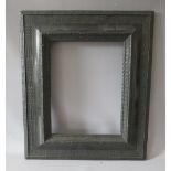 A LATE 19TH / EARLY 20TH CENTURY DUTCH EBONISED FRAME, frame W 13 cm, rebate 42 x 32 cm