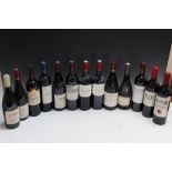 13 BOTTLES OF FRENCH RED WINE, various regions, dates etc to include 6 bottles of various Bordeaux