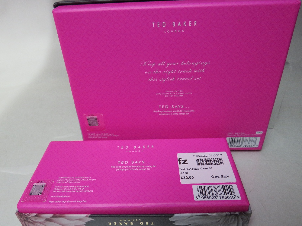 A NEW AND BOXED TED BAKER TRAVEL SET, comprising a luggage tag and passport holder, together with - Image 3 of 5