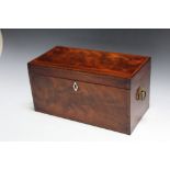 A LARGE OAK GEORGIAN STYLE CADDY, W0.5 cm