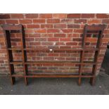 AN ANTIQUE OAK OPEN DRESSER PLATE RACK W-175 CM