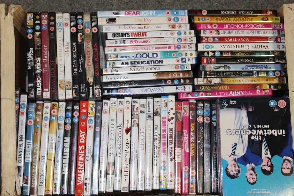 THREE BOXES OF DVDS AND BOOKS (AS FOUND - HOUSE CLEARANCE) - Image 3 of 4