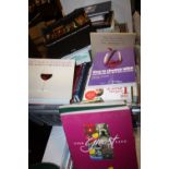 TWO BOXES OF ASSORTED MODERN BOOKS TO INCLUDE WINE INTEREST, COOKERY ETC.